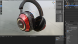 Process image 3D model N⁰5909 headphone