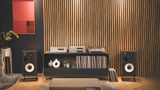 Living room setup with JBL Classic speakers