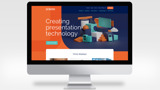 Digital preview of new website layout and branding