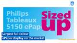 Keyvisual Size Up campaign with Philips Tableaux display