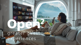 PPDS Hospitality header visual with hotel room display setup