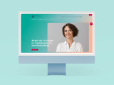Landing page of the revamped CS Opleidingen website
