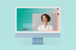 Landing page of the revamped CS Opleidingen website