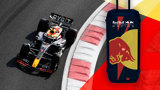JBL Party box for Red Bull Racing with formula car