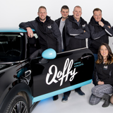 Qoffy Team at car