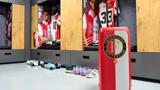 Personalized Feyenoord JBL Party box in the locker room