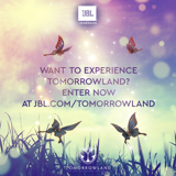 76561 JBL Tomorrowland Sticker 5X5