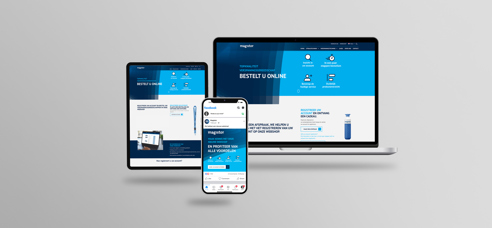 Cross-device display Magistor landing page