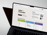 Dashboard With Personalized Greeting And Themes