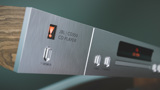 Close-up JBL Classic CD player detail